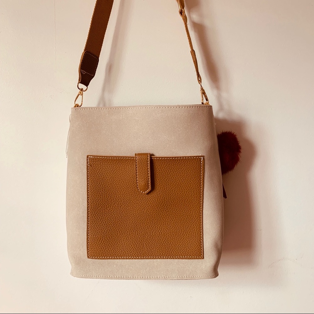 Faux Leather Tote Bag